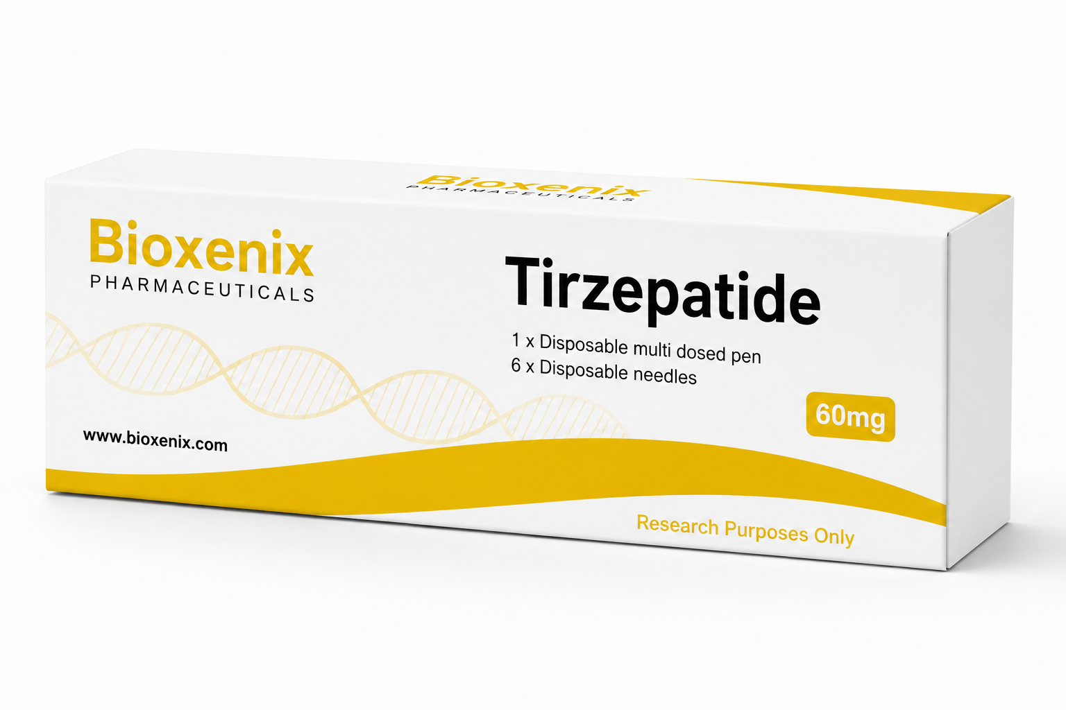 Bioxenix Tirzepatide 60mg Prefilled Pen Kit Bioxenix Tirzepatide 60mg Prefilled Pen Kit